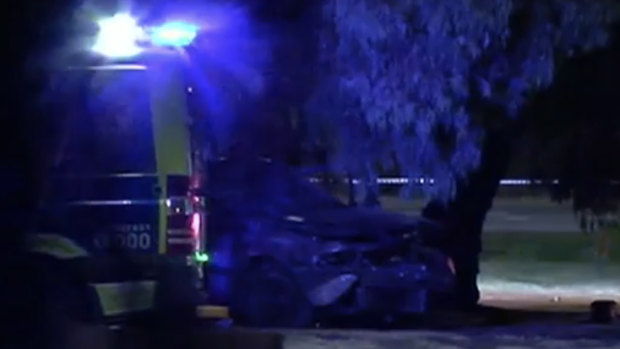 Police believe the 15-year-old girl was driving the Holden Astra when it crashed into a tree. 