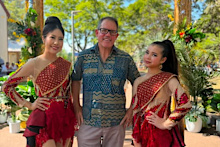 Luke Gosling at the NT Thailand Grand Festival in Darwin on July 18.