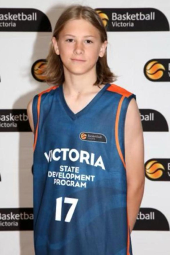 Johnny Furphy, aged 13.