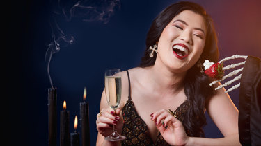 Annie Louey find the funny side of death.