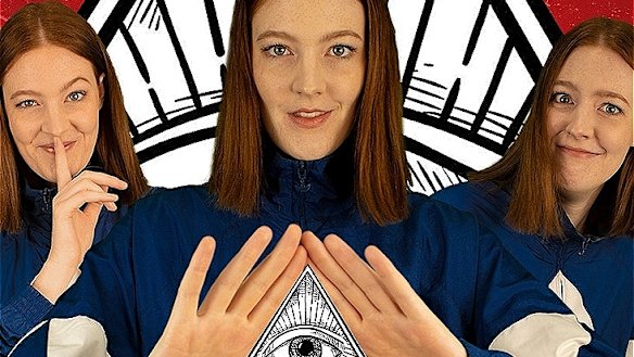 Lou Wall performs That One Time I Joined the Illuminati in this year’s Melbourne Fringe Festival.