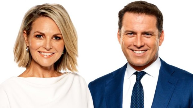 Karl Stefanovic with his Today co-host Georgie Gardner.