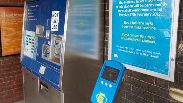 Myki replaced Metcards in 2012 after a three-year delay and $550 million cost blowout.