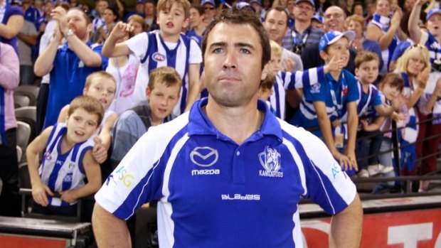 Brad Scott in his North Melbourne days.