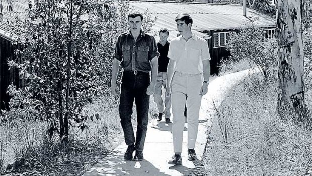 Prince Charles (right) at Timbertop in 1966.