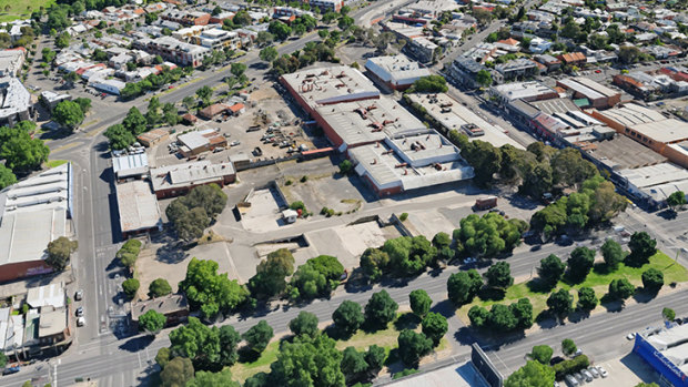 The old gasworks in North Fitzroy. 