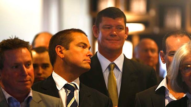 Former One.Tel heads Lachlan Murdoch and James Packer.