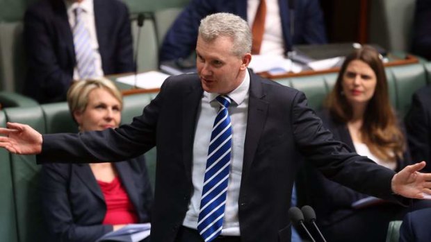 Labor environment spokesman Tony Burke.