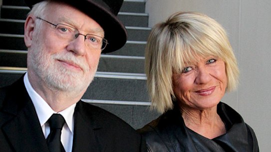 David Stratton with his At The Movies co-host Margaret Pomeranz in 2011