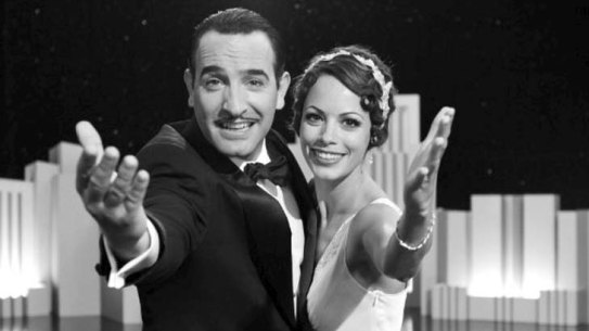 Jean Dujardin, left, and Berenice Bejo in The Artist.