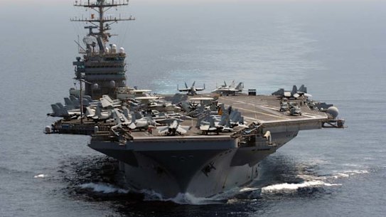 The USS Abraham Lincoln.