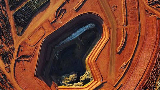 Mt.Weld in Western Australia, the richest known deposit of rare earths in the world. Source: Bloomberg