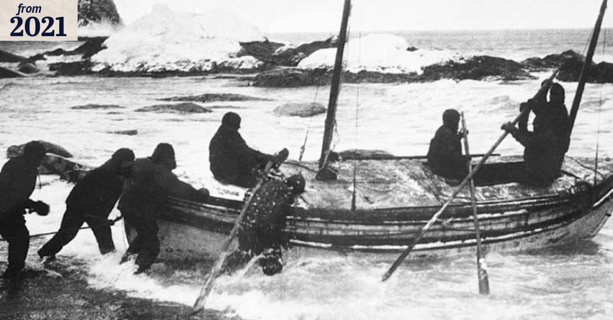 From the Archives, 1916: Antarctic explorers rescued after 137 days