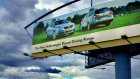 Outdoor and radio advertising have been used together in the past.