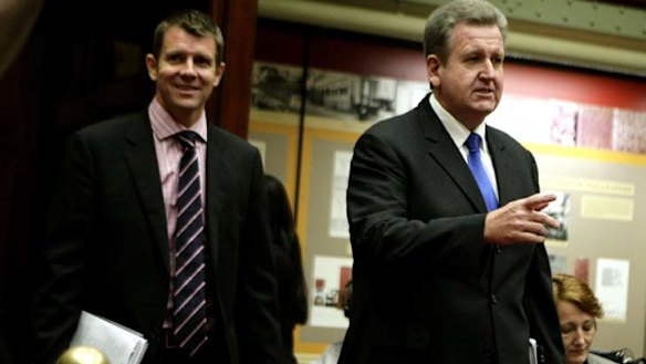 Barry O'Farrell and Mike Baird.