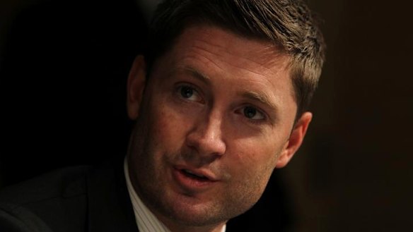 Former Test captain Michael Clarke.