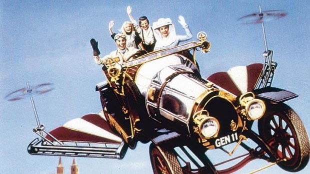 Taking to the skies: Chitty Chitty Bang Bang hit the silver screen in 1968.