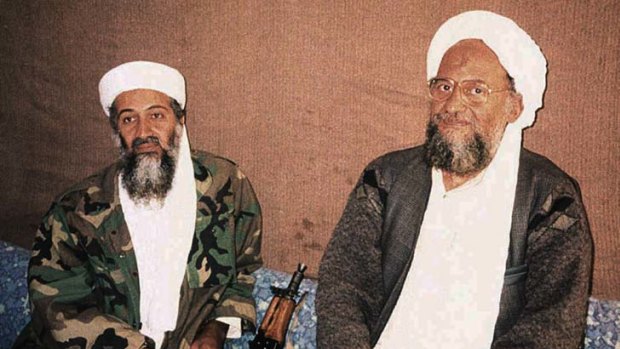 Osama Bin Laden, left, and his replacement Ayman al-Zawahiri.