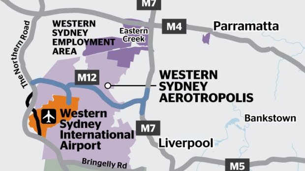 The new M12 motorway for Western Sydney Airport.