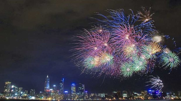 Perth's Australia Day Skyworks attract hundreds of thousands of people every year. 