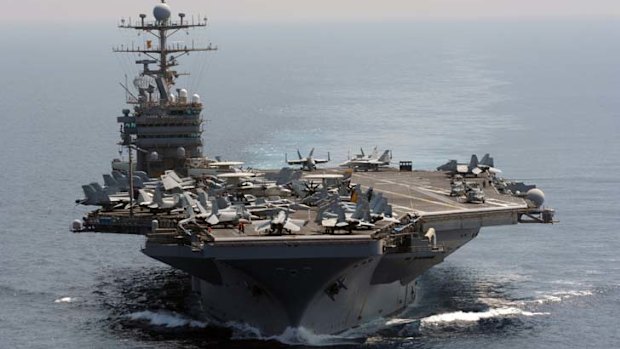 The USS Abraham Lincoln.