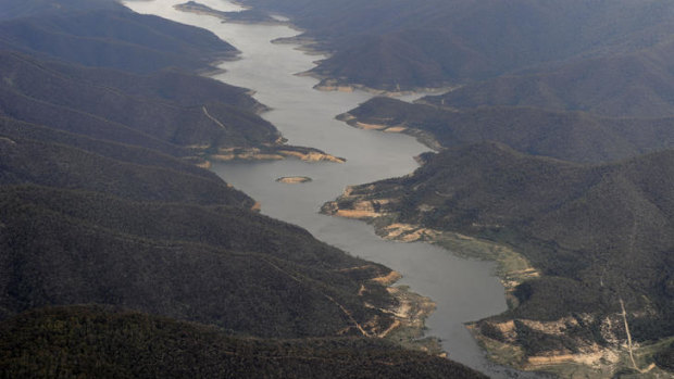 Melbourne's water storages are at 51.9 per cent, their lowest level since November 2010. 