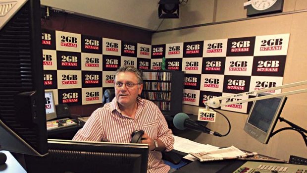 2GB host Ray Hadley is a strong supporter of Peter Dutton. 