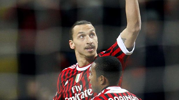 A-League bound?: Former AC Milan striker Zlatan Ibrahimovic could be tempted to sign with Perth Glory.