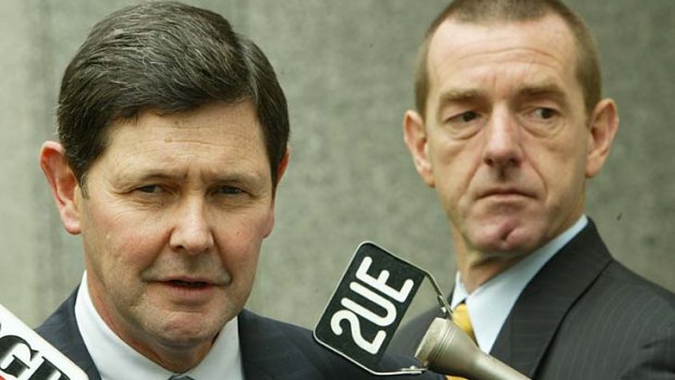Liberal figure Ian Hanke with then Workplace Relations Minister Kevin Andrews in 2005.
