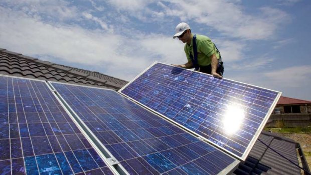 State-subsidised solar rebates have been wildly popular in Victoria. 