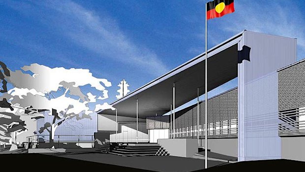 A 2004 design for an Indigenous cultural centre at Musgrave Park.