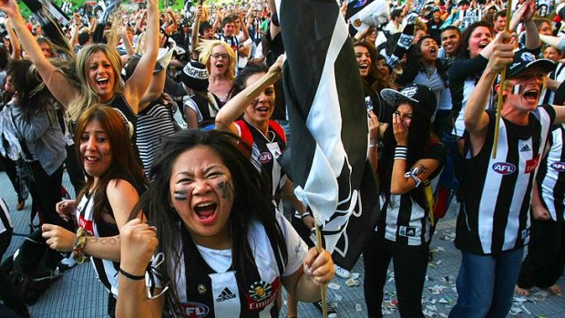 Of the almost 65,000 Magpies members in 2018 only 83 live in the suburb of Collingwood. 