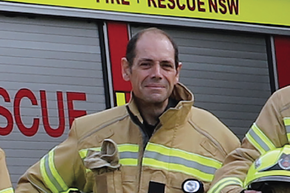 Michael Kidd, who worked with the Rural Fire Service and Fire and Rescue NSW, died fighting a fire in Grose Vale, north-west of Sydney this month.