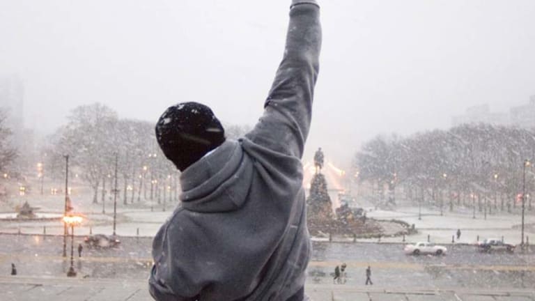 Iconic: Sylvester Stallone as Rocky Balboa.