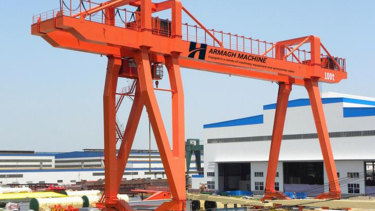 crane gantry girder double mining fined electricians crash miss near company tonne example file