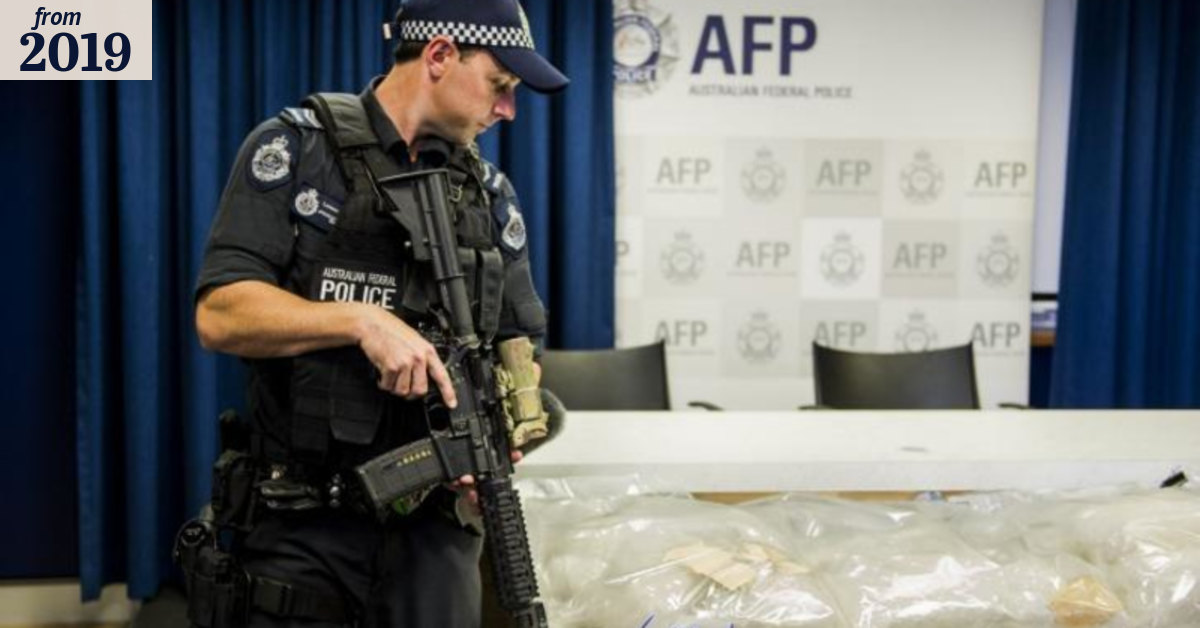 1kg of drugs seized every 17½ minutes in Australia, data reveals