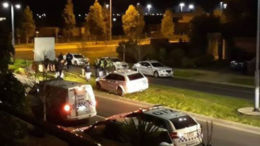 Police converged on Taylors Hill in Melbourne's north-west earlier this month.
