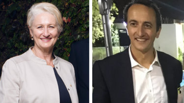 Wentworth bound? Kerryn Phelps and Dave Sharma.