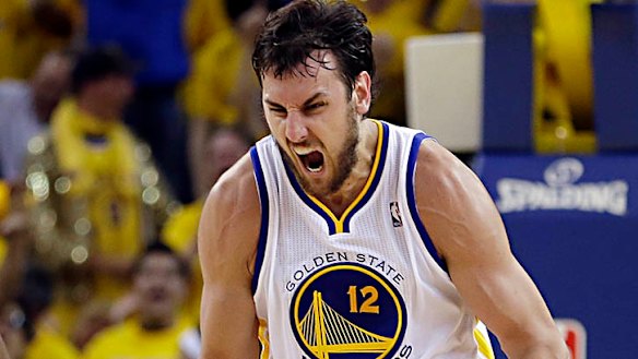 Bring on the play-offs: Golden State Warrior Andrew Bogut.