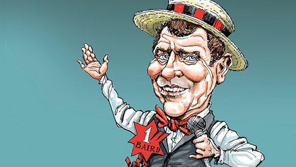 Former NSW premier Mike Baird,  now tipped to be next the CEO of NAB.