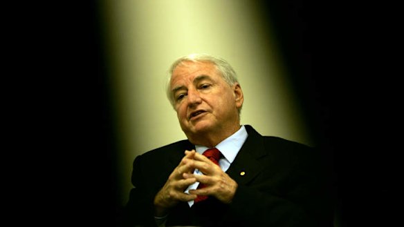 Legendary corruption fighter Tony Fitzgerald, QC, who led an inquiry into Queensland Police.