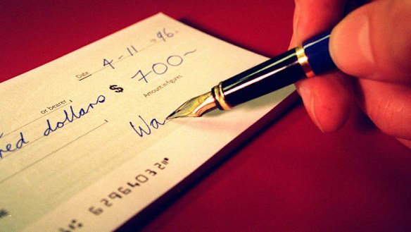 While cash usage has collapsed, cheques have all but disappeared and are due to be phased out in 2030.