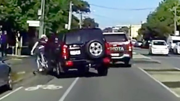 'Grotesque attack': Cyclist sideswiped, thrown from bike in road rage ...