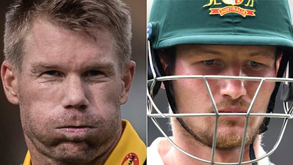 David Warner and Cameron Bancroft.