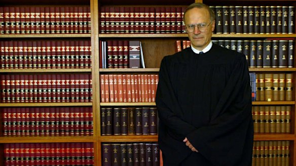 Justice Dyson Heydon when he was appointed to head the Royal Commission into union corruption.
