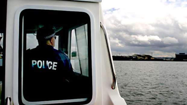 Water Police, Volunteer Marine Rescue boats and the Rescue 500 helicopter searched and quickly found the man.