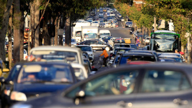 The major cities are blighted by traffic jams.
