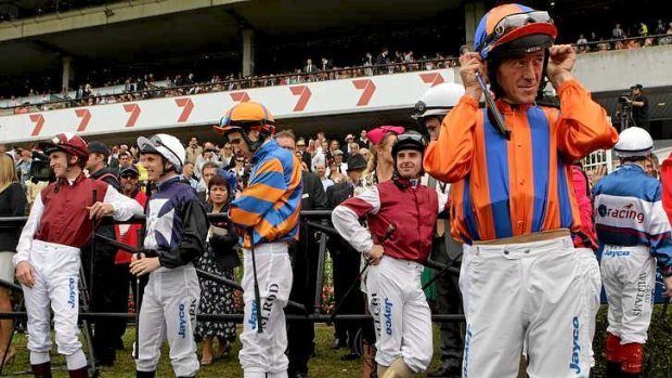 Jockeys are central to racing continuing during the coronavirus crisis and they will travel on a charter plane from Melbourne for Golden Slipper.