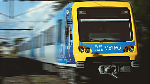 Metro Trains recorded a punctuality rate of 90.8 per cent last month.  