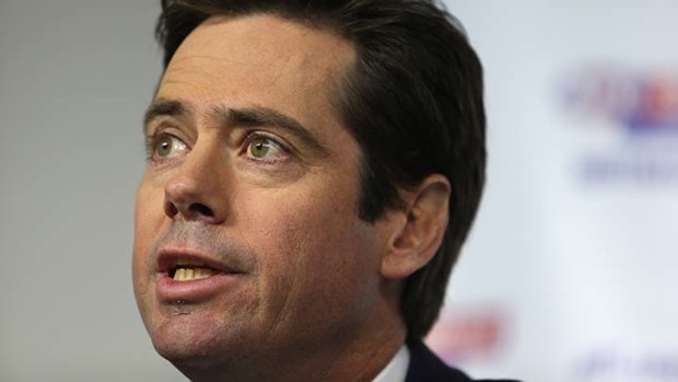 Gillon McLachlan has apologised to footy fans over security concerns.